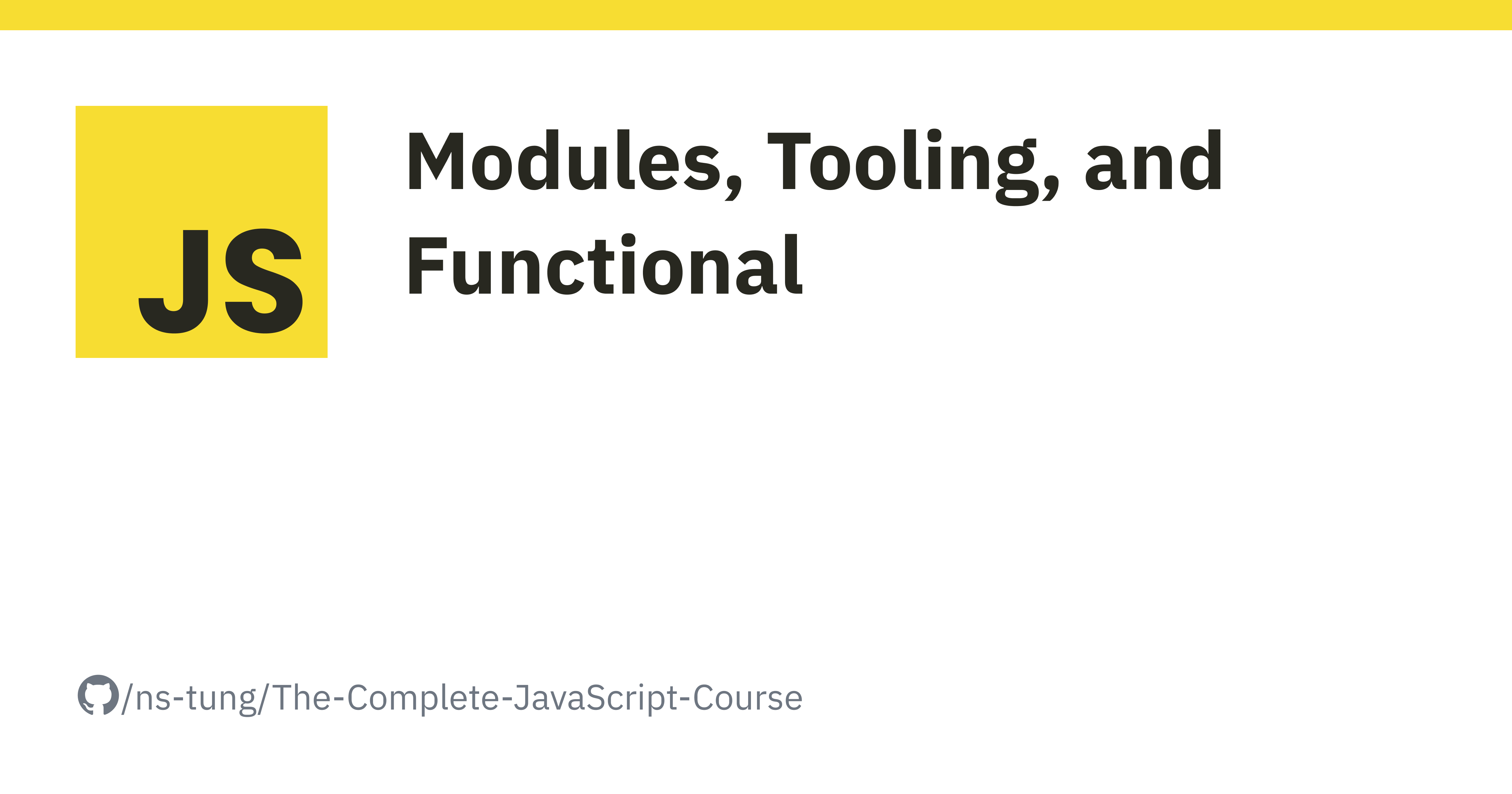 Modern JavaScript Development: Modules, Tooling, and Functional